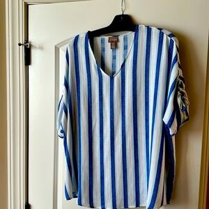 Chico’s striped tunic size 16